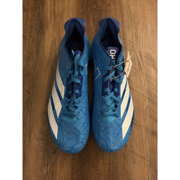 Adidas Adizero Electric Hidden Gems Men Size 9 Blue Football Cleats IE8866 - Picture 3 of 6